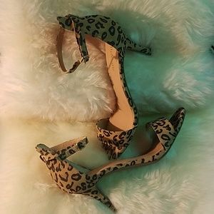 Kelly & Katie Leopard Print Heels